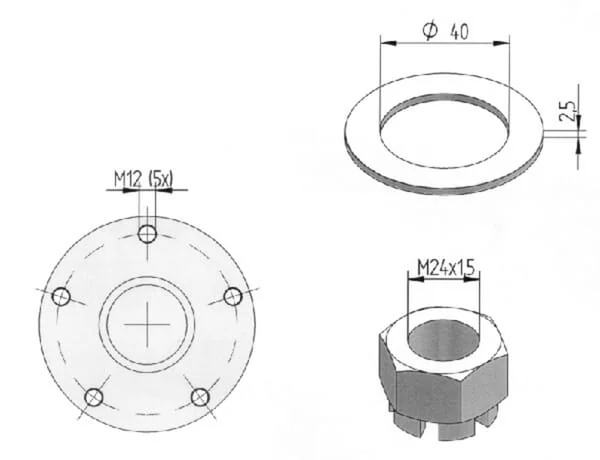 Evers - 996009 - Repair Kit for 990608/990609