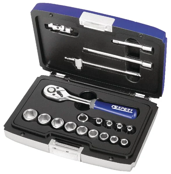 Expert - E030700 - Expert Socket Set 1/4"-19-Piece