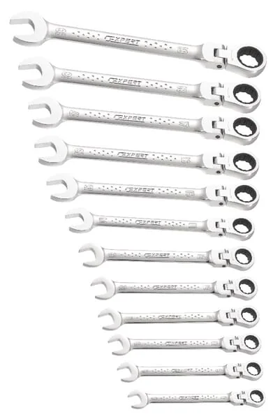 Expert - E111102 - Expert Set of 12 Ratcheting Wrenches