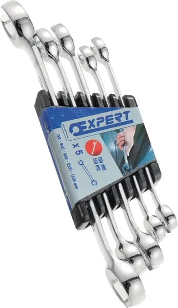 Expert - E112501 - Set of 5 Open Offset Ring Spanners