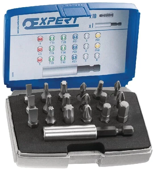 Expert - E113901 - Expert Bit Set 1/4" 19-Piece