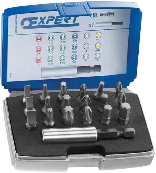 Expert - E113901 - Expert Bit Set 1/4" 19-Piece