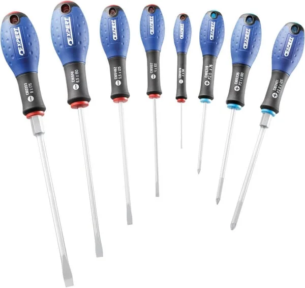 Expert - E160906 - Expert Set 8 Slotted Screwdrivers PZ