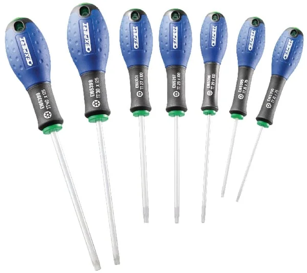 Expert - E160909 - Expert Set 7 Tamper Torx® Screwdrivers