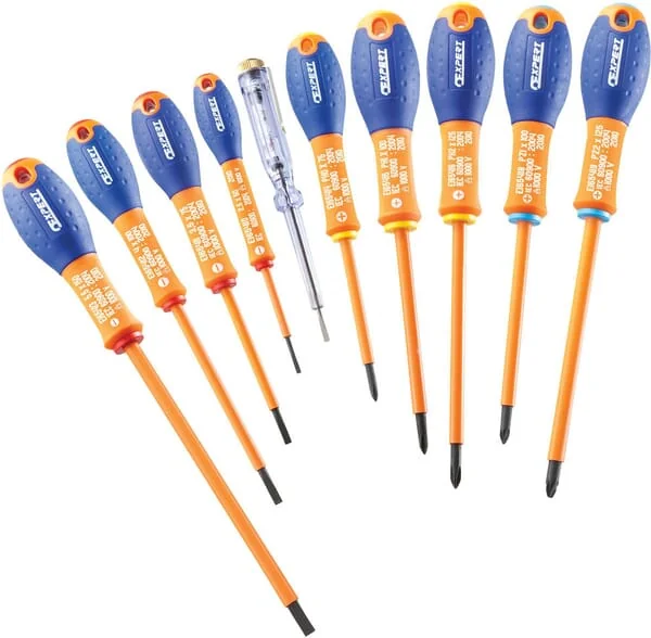 Expert - E160912 - Set Of 10 Insltd Screwdrivers
