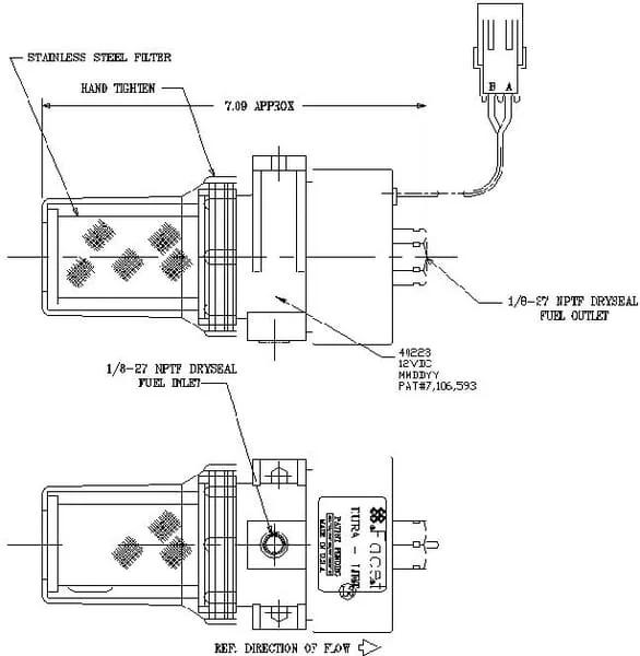 Facet - EOP40223 - Fuel Lift Pump 12V Facet Dura-Lift (Thermo King 41-7059)