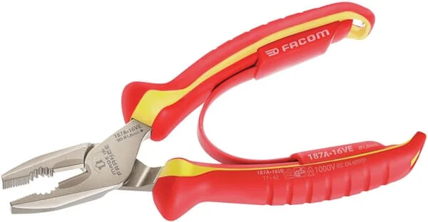 Facom - 187A16VE - Combination Pliers VDE 160mm