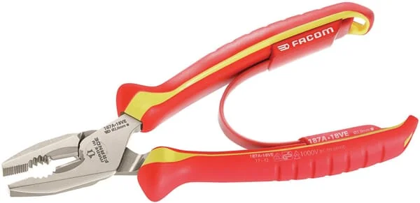 Facom - 187A18VE - Combination Pliers VDE 180mm