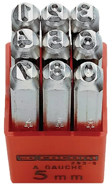 Facom - 293A5 - Facom Punch Numbers 5 mm