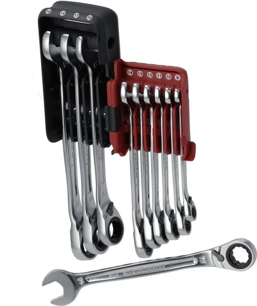 Facom - 467BJP10PB - Ratchet Ring Spanner Set 10 Pieces