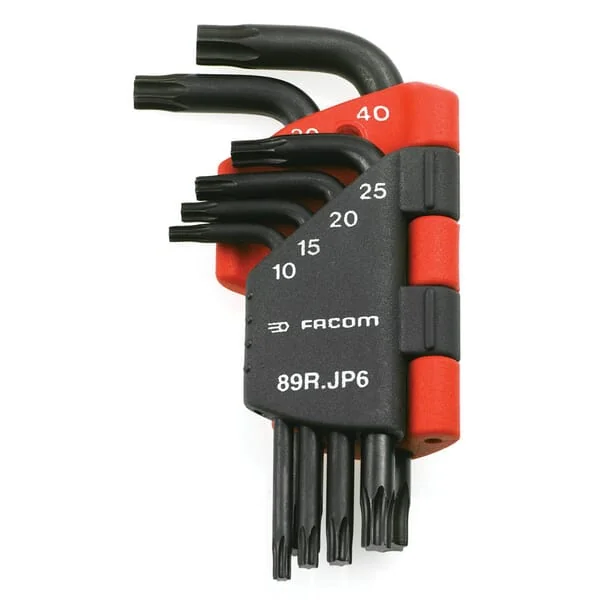 Facom - 89RJP6 - Torx® Key Set, In Sleeve, 6 Piece