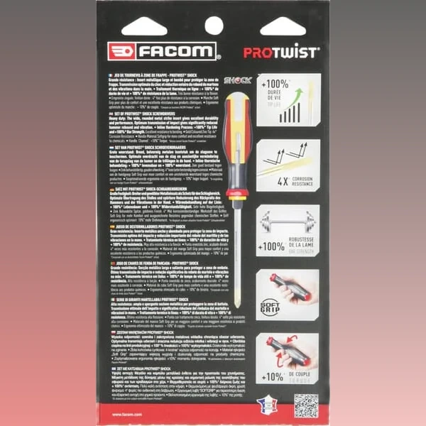 Facom - ATWCKJ5PB - Set di cacciaviti 5 pezzi.