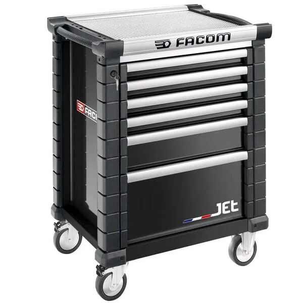 Facom - JET6NM3A - Tool Trolley Jet+3 6 Drawers Black