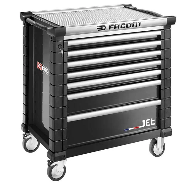 Facom - JET7NM4A - Tool Trolley Jet+4 7 Drawers Black