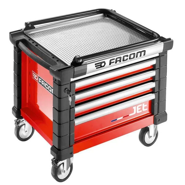 Facom - JETCR4M3A - Tool Chest Jet+3 4 Drawers Red
