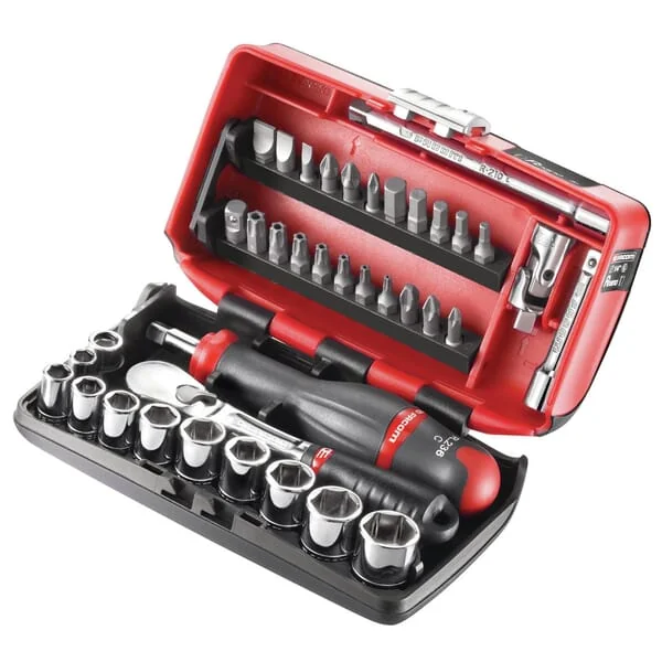 Facom - RLNANOU1 - Socket Set 1/4", Imp 6-pt