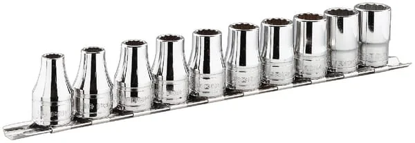 Facom - S40E - Socket Set 8pc 1/2mm Rack