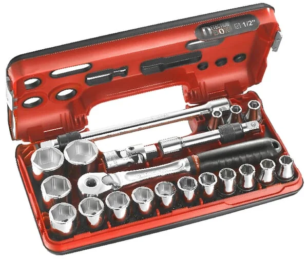 Facom - SLDBOX500PB - Connector Set, 1/2" 21 Pieces