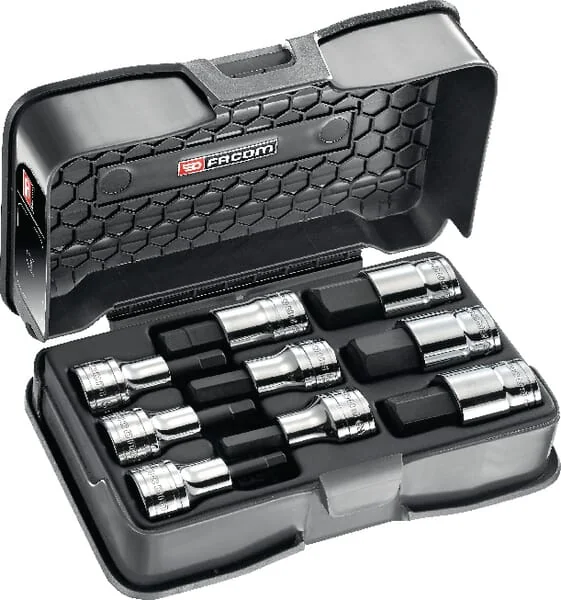 Facom - STMJ9APB - Bit Socket Set 1/2" 9 Pieces