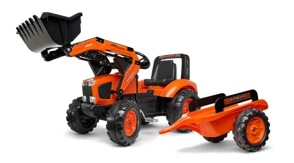 Falk - F2060AM - Kubota Backhoe With Trailer