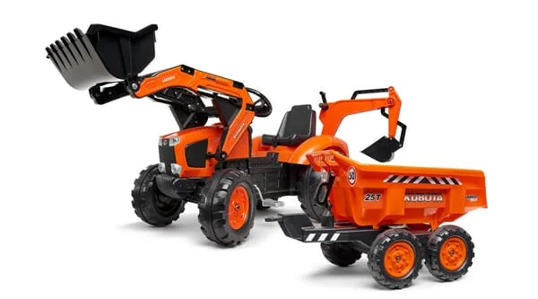 Falk - F2090W - Kubota With Excavator And Maxi Tilt Trailer