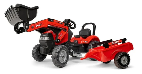 Falk - F961AM - Case IH Backhoe With Trailer