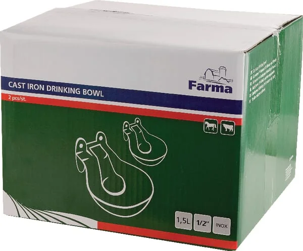 Farma - 202007FA - Cast Iron Drinking Trough with Rust