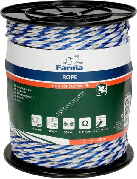 Farma - 704016FA - High Conductive Rope 200 m 6 x 0.30 mm