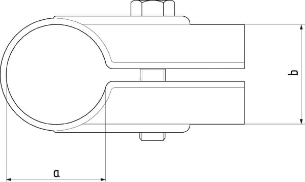 Farma - 803020112FA - T-Clamp 1" x 1/2" Open