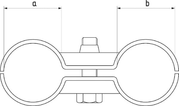 Farma - 80308022FA - Farma Double Clamp 2"x2"