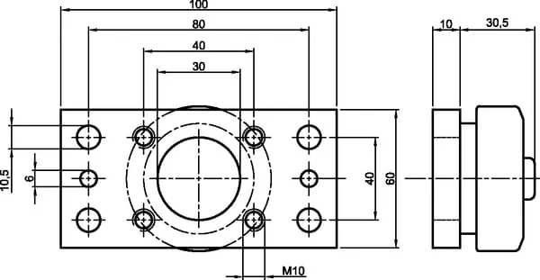 Faro - CR4054AP0 - Combined Bearing With Flange