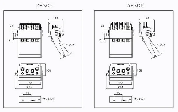 Faster - 2PS06412GMC - Multifaster Coupling DN10-4 x 1/2" BSPP Mobile Part