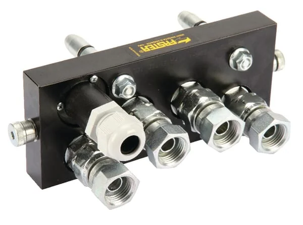Faster - 2PS06A4CMC - Multifaster Coupling DN10-4 x 1/2" BSP + 1 x Electrical Mobile Part