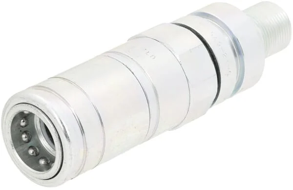 Faster - 3CFHF08722FAG - Quick Release Coupling Female, M22x1.5 Bulkhead, Short