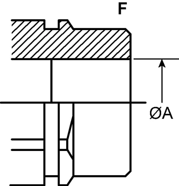 Faster - 3FFV12GASF - Faster Coupling Housing 1/2-1/2" BSP