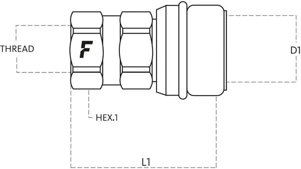 Faster - CVC0802215F - Coupling Sleeve