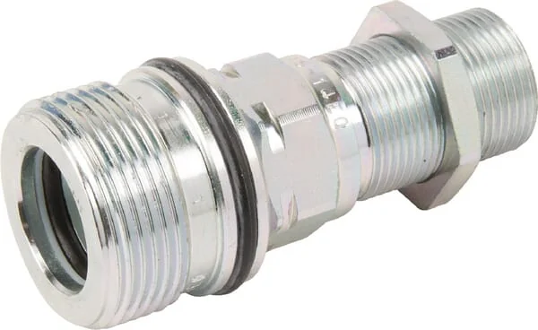 Faster - CVV0862415F - Threaded Coupling, 1/2" Female - M24x1.5 16S Male Bulkhead