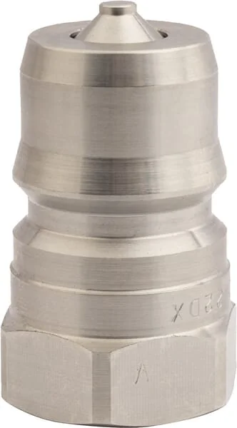 Faster - HNV12GASM2V - Faster Push-In Nipple Stainless Steel 1/2" BSP-Viton