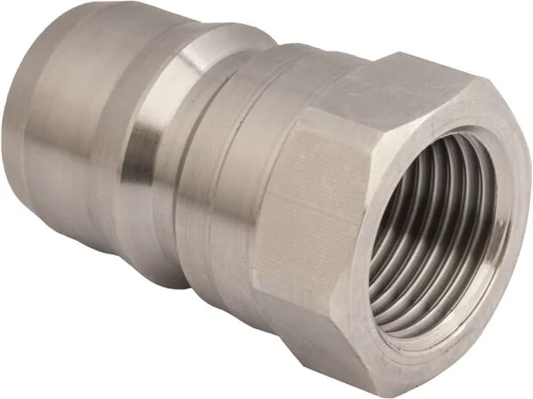 Faster - HNV12GASM2V - Faster Push-In Nipple Stainless Steel 1/2" BSP-Viton