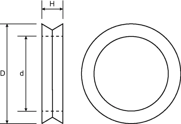 Faster - SKMF38 - Sealing Ring For 2FFN-M-3/8''