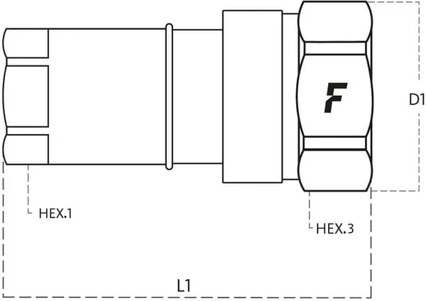 Faster - VVM38GASF - Coupler VVM38GAS.F