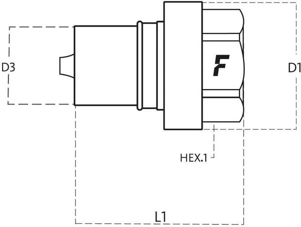 Faster - VVM38GASM - Coupler VVM38GAS.M
