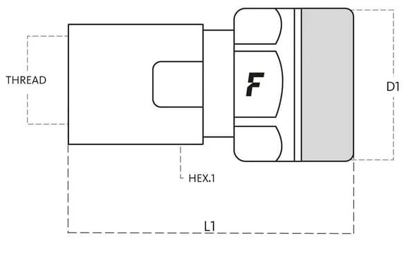 Faster - VVS38GASF - Female Coupling 3/8 Bsp 760 Ba