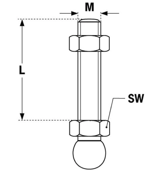 Fath - LEV324200 - Threaded Rod Zinc Plated Steel M24