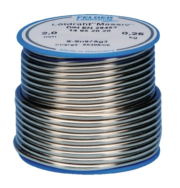 Felder - WP14952010 - Felder Solder Wire S-Sn97Ag3 2mm 100