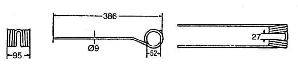Fella - 150296 - Rotary Tine Original Fella