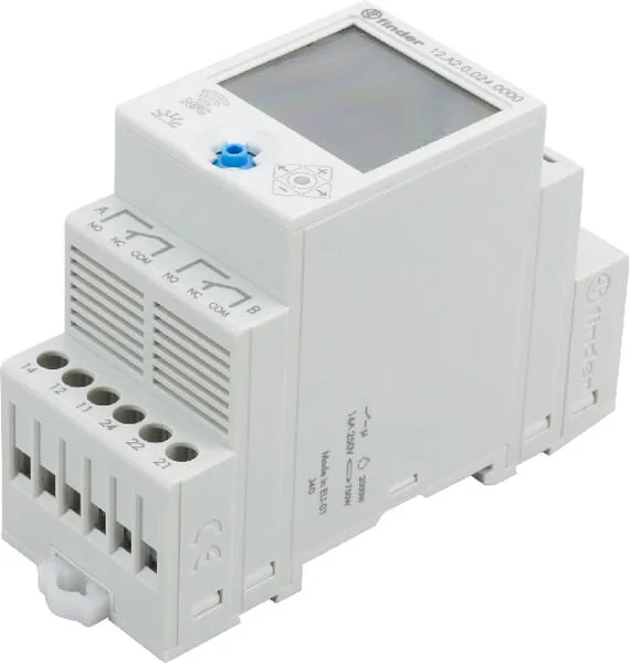 Finder - 12A200240000 - Time Switch 2CO 16A 24VAC/DC
