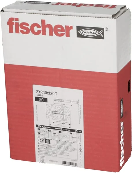 Fischer - 46265 - Frame Fixing SXR 10x120 50pcs