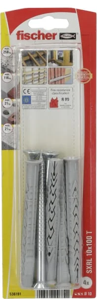 Fischer - 536191 - Frame Fixing SXRL 10x100 4pcs