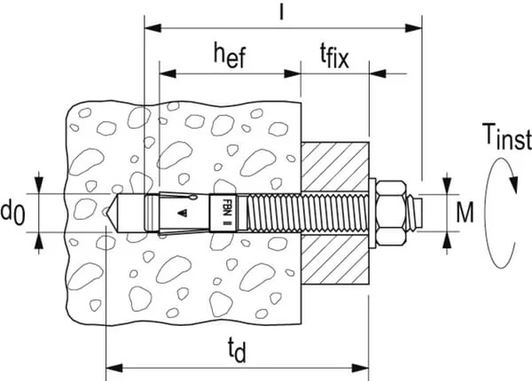 Fischer - FBN216100 - Anchor Pin FBN II 16x100